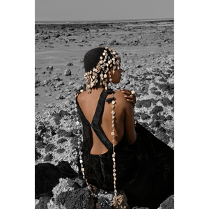 CUSTOM WALUNG HAND ETCHED SILK DEVORE GOWN